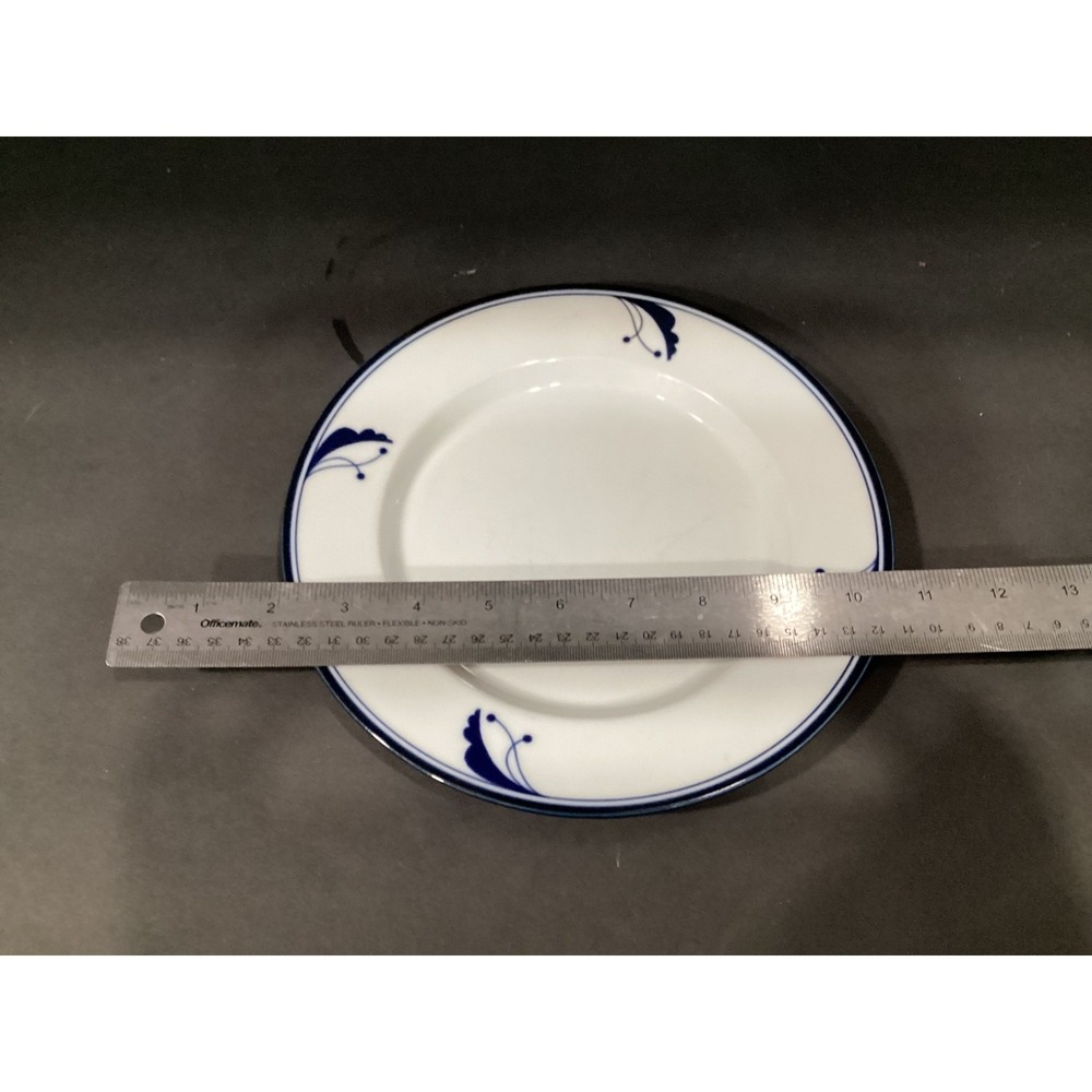 Dansk Flora Bayberry Blue 9" Salad Plate Japan Lot of 2
